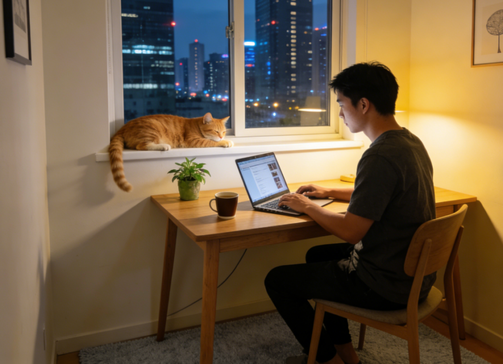 独居生活里的那只猫