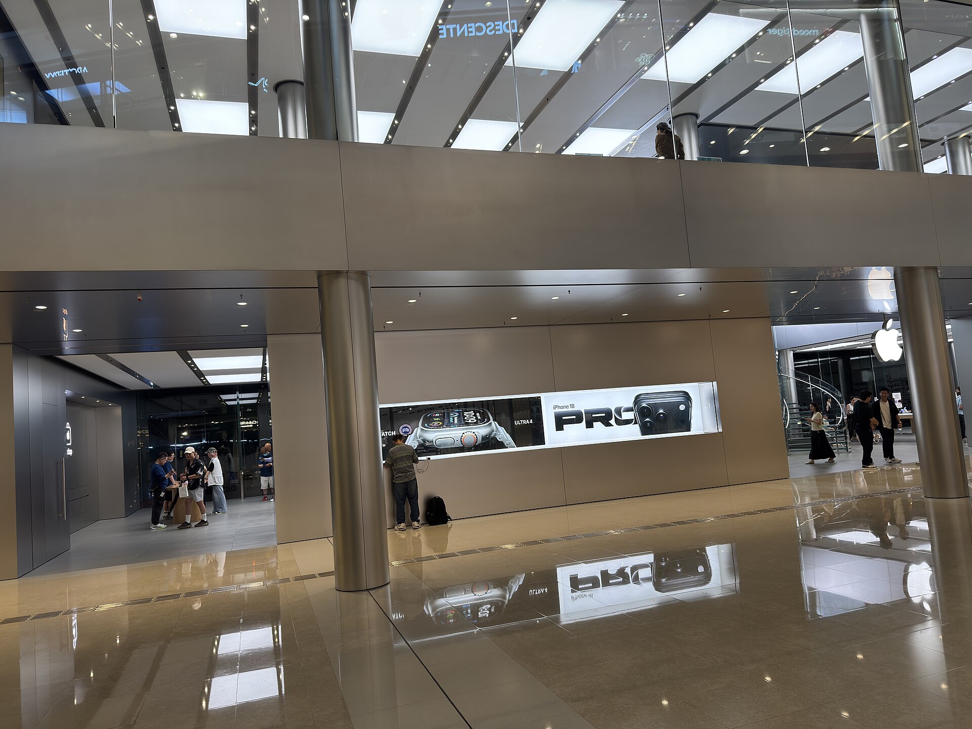 香港中环IFC商场 Apple Store 外观